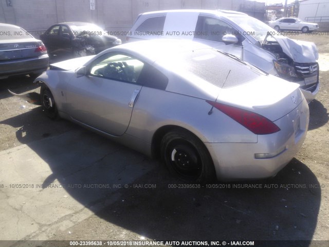 JN1BZ34EX8M751314 - 2008 NISSAN 350Z COUPE SILVER photo 3