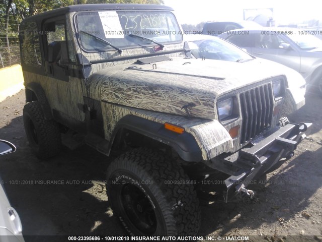 2J4FY19P8MJ151309 - 1991 JEEP WRANGLER / YJ S GREEN photo 1