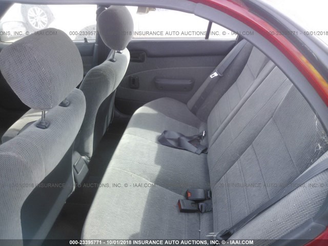 1NXAE09B2SZ294664 - 1995 TOYOTA COROLLA LE/DX 红色 照片 8