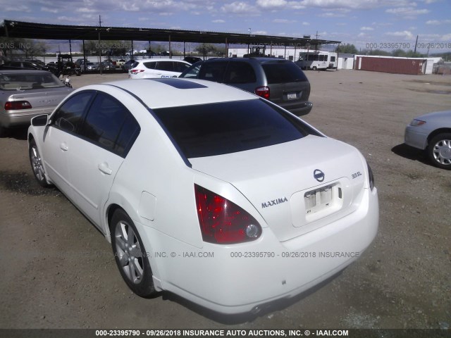 1N4BA41E14C829354 - 2004 NISSAN MAXIMA SE/SL WHITE photo 3