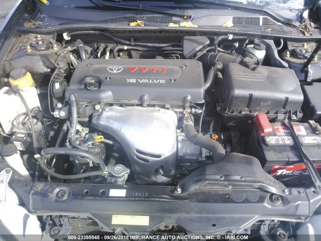 4T1BE32K45U428109 - 2005 TOYOTA CAMRY LE/XLE/SE BLACK photo 10