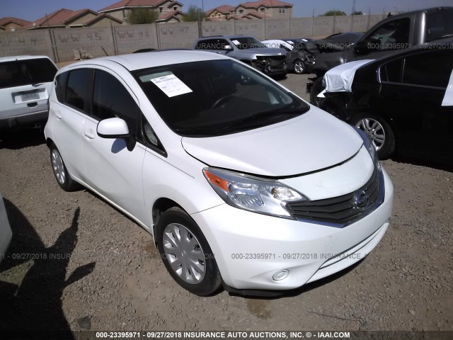 3N1CE2CP9EL388703 - 2014 NISSAN VERSA NOTE S/S PLUS/SV/SL WHITE photo 1