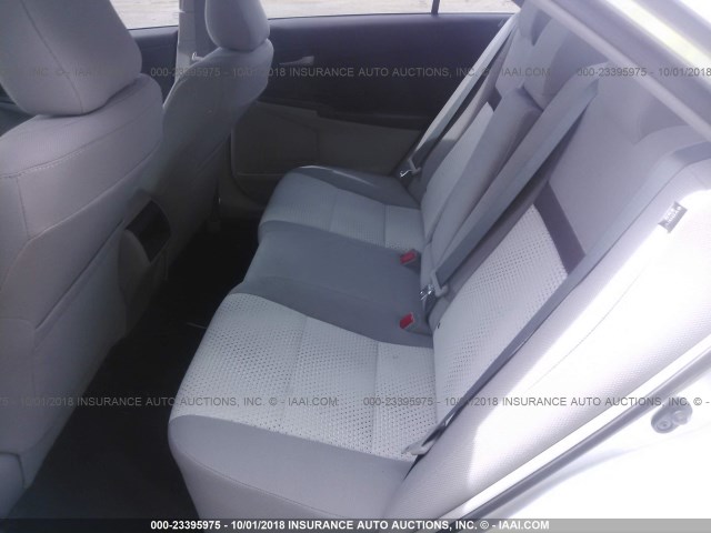 4T4BF1FK1CR249699 - 2012 TOYOTA CAMRY SE/LE/XLE 银色 照片 8