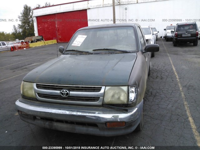 4TAVL52N6XZ558634 - 1999 TOYOTA TACOMA XTRACAB GREEN photo 6