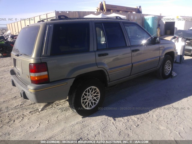 1J4GZ78Y5SC695675 - 1995 JEEP GRAND CHEROKEE LIMITED/ORVIS GRAY photo 4