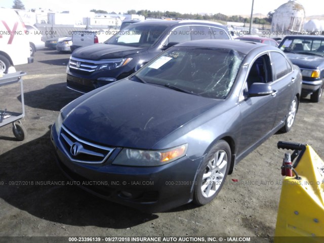 JH4CL96898C008063 - 2008 ACURA TSX BLUE photo 2