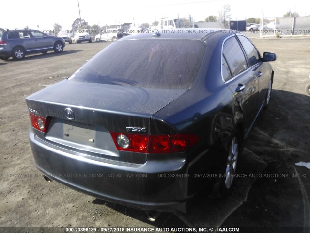 JH4CL96898C008063 - 2008 ACURA TSX BLUE photo 4