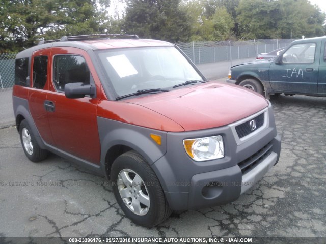 5J6YH28634L039244 - 2004 HONDA ELEMENT EX ORANGE photo 1