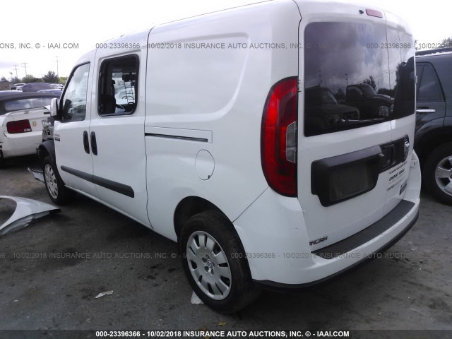 ZFBERFBB9H6E09075 - 2017 RAM PROMASTER CITY SLT 白色 照片 3