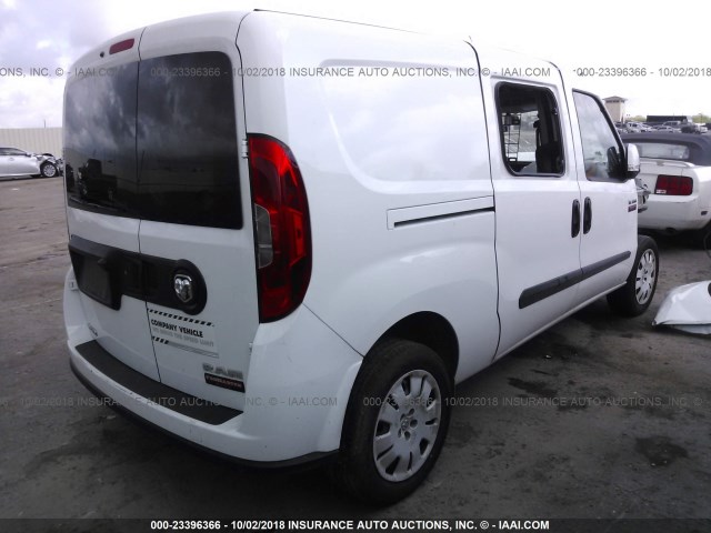 ZFBERFBB9H6E09075 - 2017 RAM PROMASTER CITY SLT 白色 照片 4