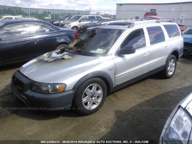 YV4SZ592161218335 - 2006 VOLVO XC70 SILVER photo 2