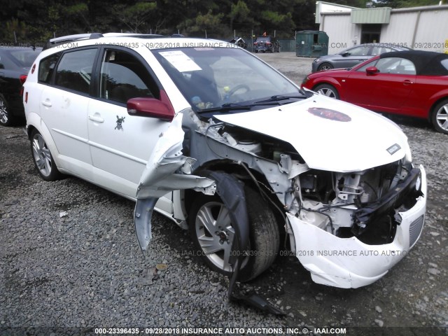 5Y2SL63845Z414065 - 2005 PONTIAC VIBE WHITE photo 1