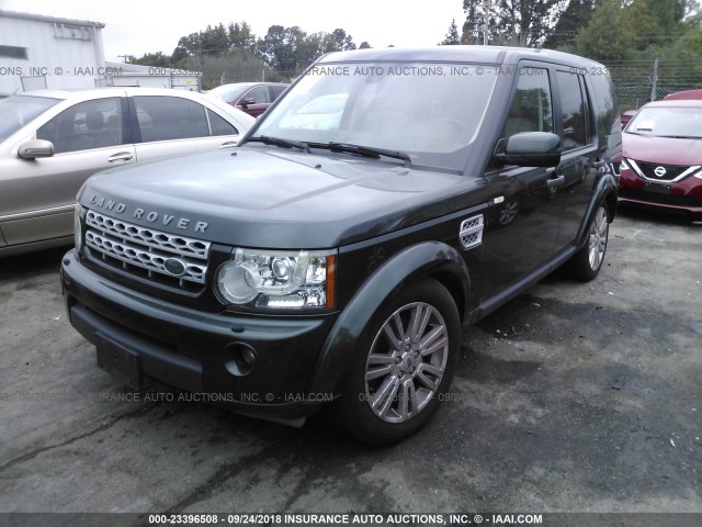 SALAK2D45BA574350 - 2011 LAND ROVER LR4 HSE LUXURY GREEN photo 2