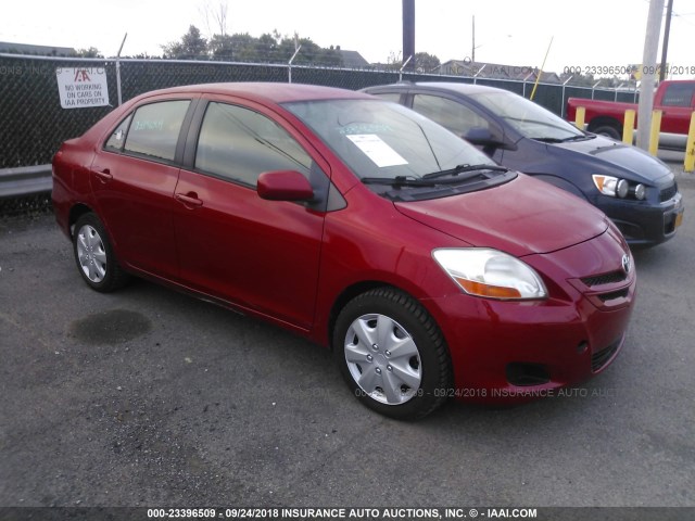 JTDBT923871025664 - 2007 TOYOTA YARIS RED photo 1