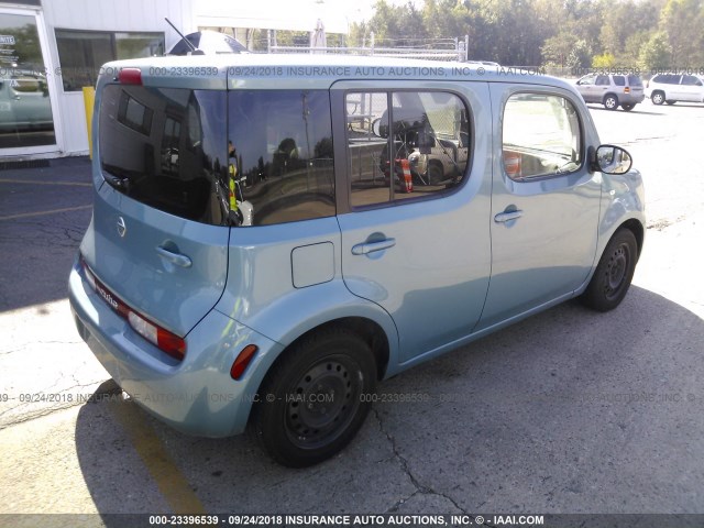 JN8AZ2KR1BT209786 - 2011 NISSAN CUBE S/SL/KROM BLUE photo 4