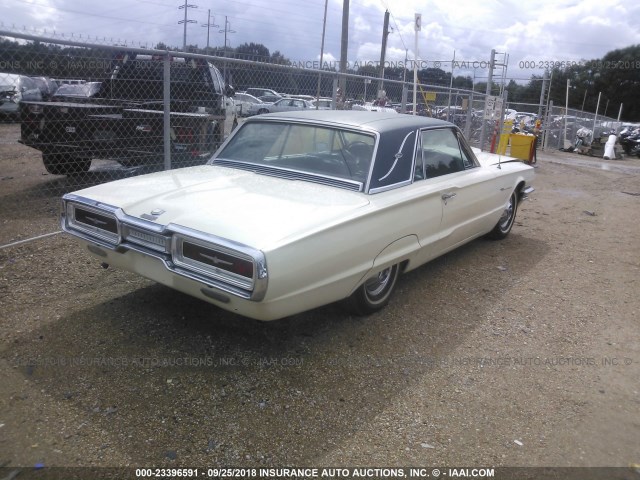 4Y87Z162346 - 1964 FORD THUNDERBIRD  WHITE photo 4