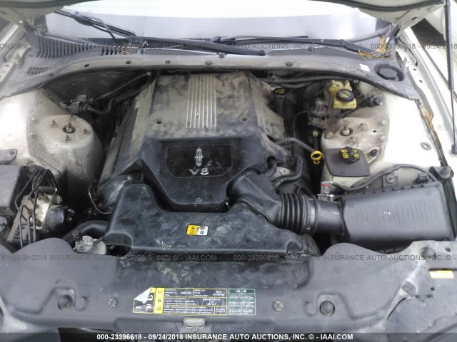 1LNHM87A43Y667983 - 2003 LINCOLN LS GRAY photo 10