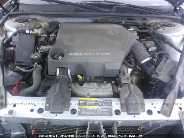 2G4WE587861156225 - 2006 BUICK LACROSSE CXS SILVER photo 10