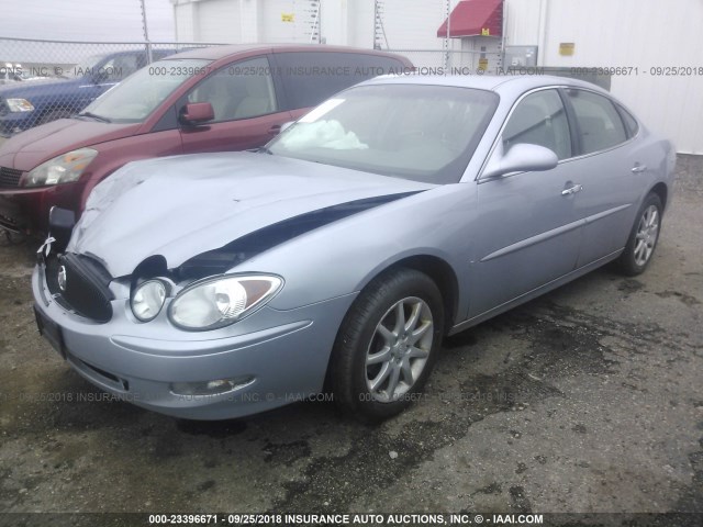 2G4WE587861156225 - 2006 BUICK LACROSSE CXS SILVER photo 2