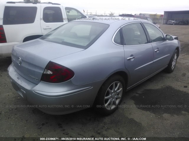 2G4WE587861156225 - 2006 BUICK LACROSSE CXS SILVER photo 4