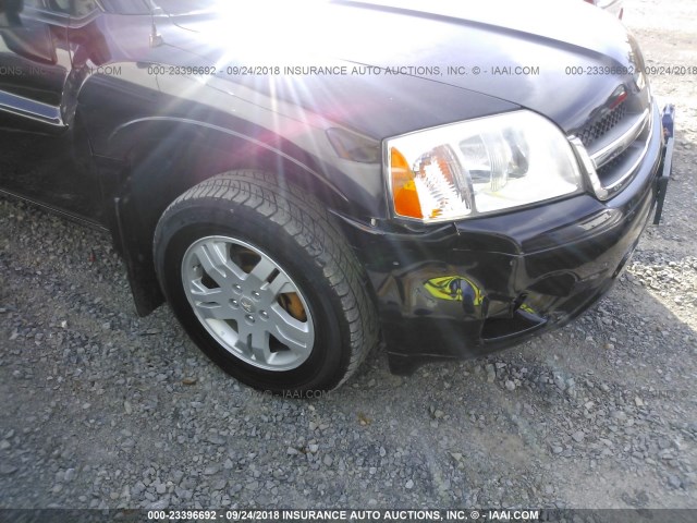 4A4MN21S58E012764 - 2008 MITSUBISHI ENDEAVOR LS BLACK photo 6