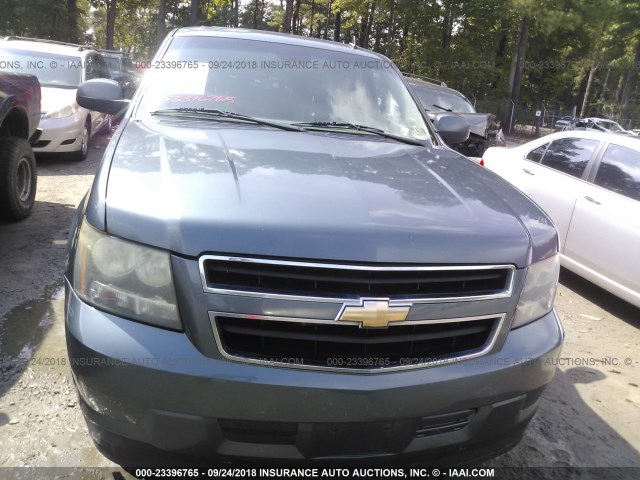 1GNFC13509R114742 - 2009 CHEVROLET TAHOE HYBRID BLUE photo 6