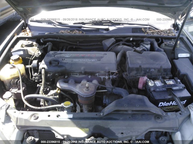 4T1BE32K44U370601 - 2004 TOYOTA CAMRY LE/XLE/SE Жасыл фото 10
