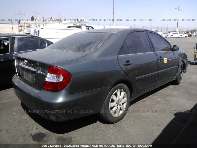 4T1BE32K44U370601 - 2004 TOYOTA CAMRY LE/XLE/SE Жасыл фото 4