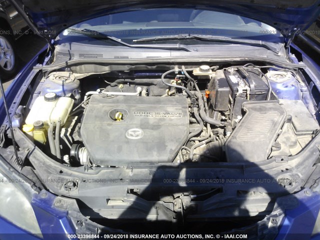 JM1BK323971636030 - 2007 MAZDA 3 S BLUE photo 10