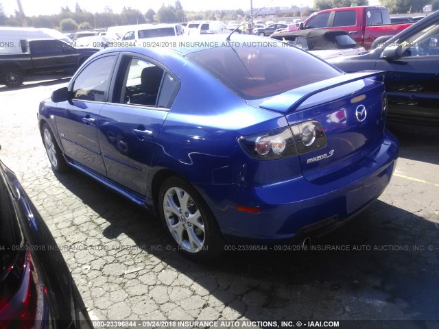 JM1BK323971636030 - 2007 MAZDA 3 S BLUE photo 3