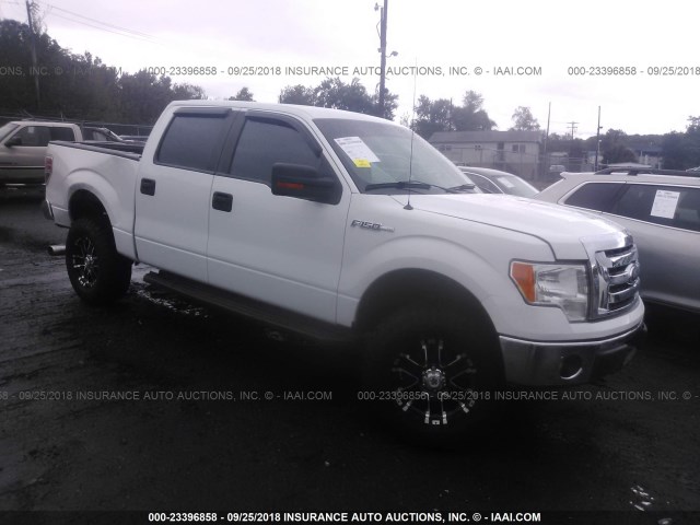 1FTFW1EF1CFB37364 - 2012 FORD F150 SUPERCREW WHITE photo 1