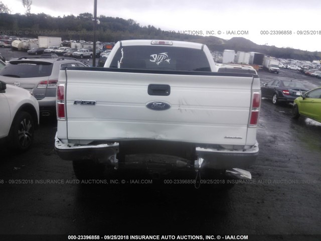 1FTFW1EF1CFB37364 - 2012 FORD F150 SUPERCREW WHITE photo 6