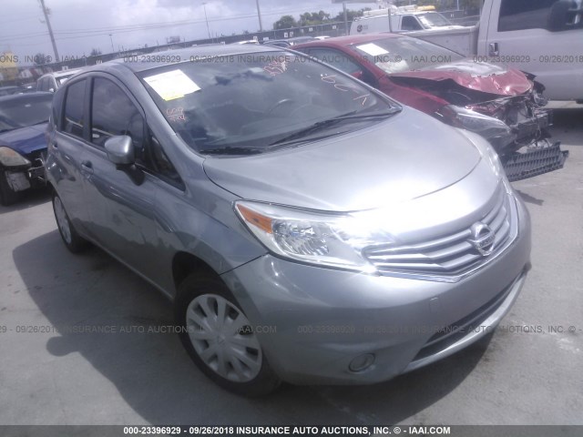 3N1CE2CP5FL387629 - 2015 NISSAN VERSA NOTE S/S PLUS/SV/SL/SR GRAY photo 1