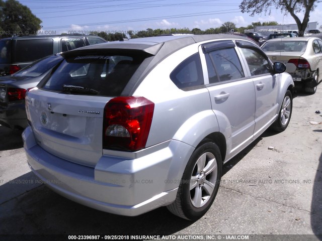 1B3CB3HA3BD107773 - 2011 DODGE CALIBER MAINSTREET SILVER photo 4