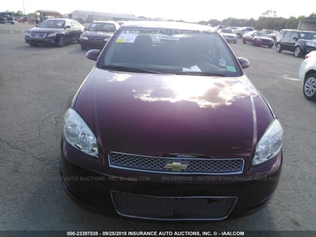 2G1WB5E32E1145971 - 2014 CHEVROLET IMPALA LIMITED LT MAROON photo 6