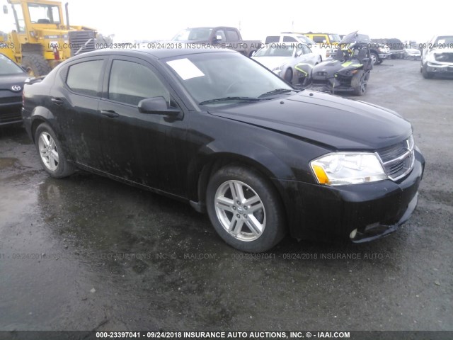 1B3LC56D29N513957 - 2009 DODGE AVENGER SXT/R/T BLACK photo 1