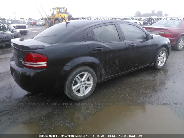 1B3LC56D29N513957 - 2009 DODGE AVENGER SXT/R/T BLACK photo 4