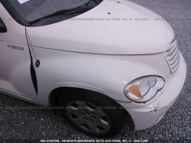 3A4FY58B36T205730 - 2006 CHRYSLER PT CRUISER TOURING WHITE photo 6