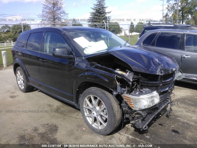 3C4PDCEG0DT561754 - 2013 DODGE JOURNEY R/T BLACK photo 1