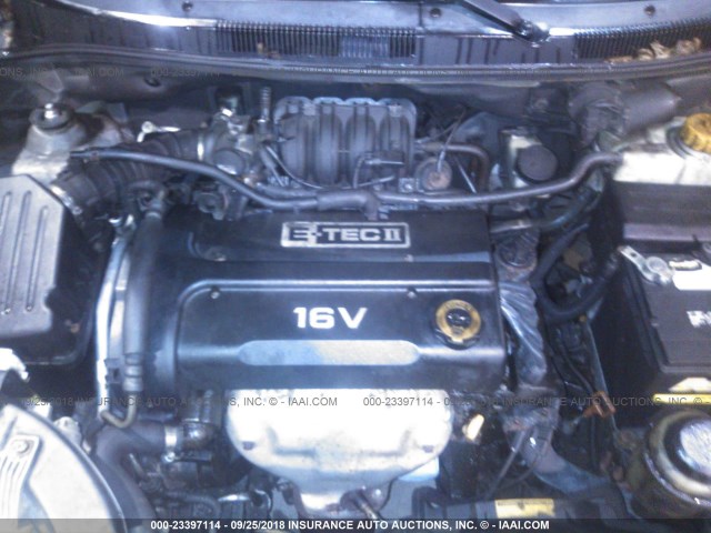 KL1TD66678B036100 - 2008 CHEVROLET AVEO LS GRAY photo 10