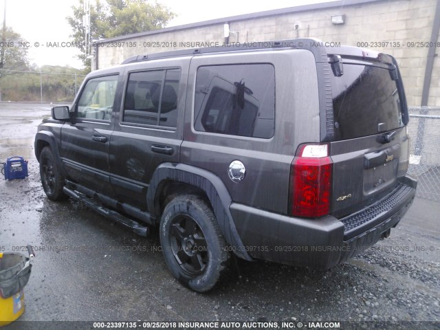 1J8HG48N96C127304 - 2006 JEEP COMMANDER Boz foto 3