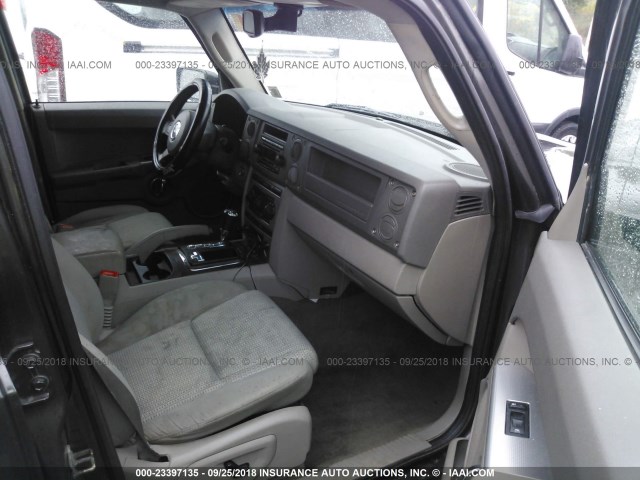 1J8HG48N96C127304 - 2006 JEEP COMMANDER Boz foto 5