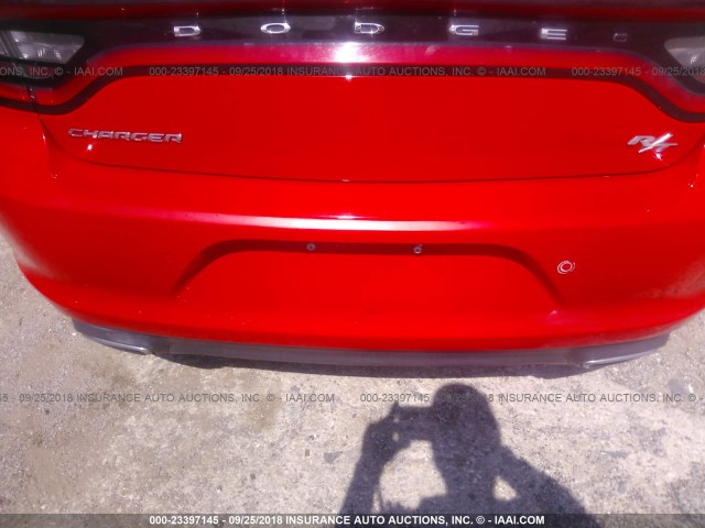2C3CDXCT6JH142287 - 2018 DODGE CHARGER R/T RED photo 6