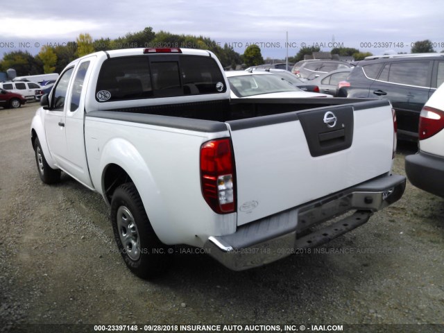 1N6BD06T27C432805 - 2007 NISSAN FRONTIER KING CAB XE WHITE photo 3