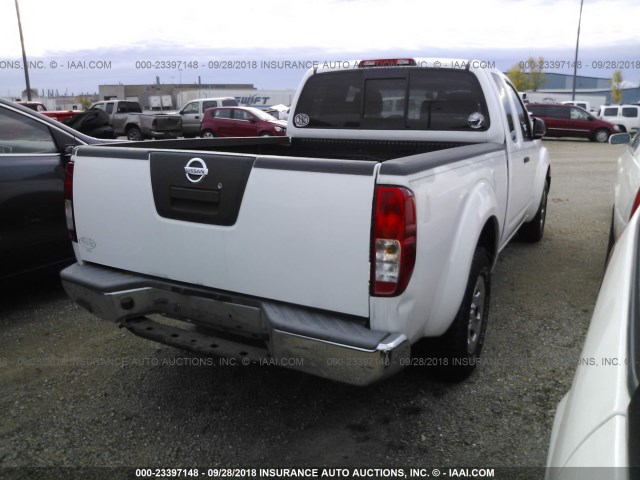 1N6BD06T27C432805 - 2007 NISSAN FRONTIER KING CAB XE WHITE photo 4