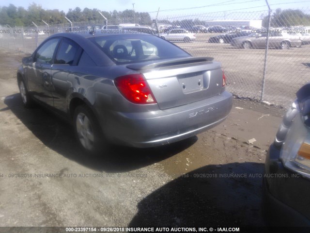 1G8AM15FX62196703 - 2006 SATURN ION LEVEL 2 GRAY photo 3