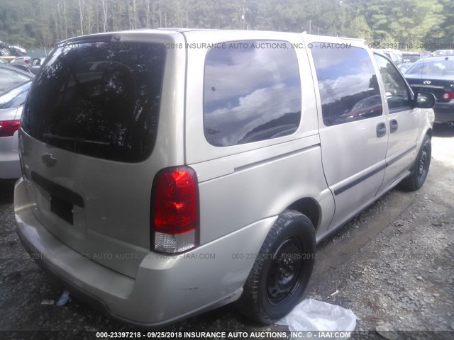 1GNDV23187D123610 - 2007 CHEVROLET UPLANDER LS BROWN photo 4
