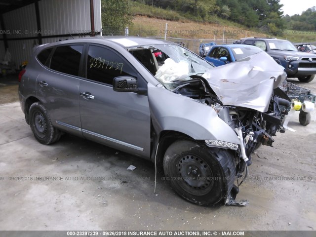 JN8AS5MT6DW529816 - 2013 NISSAN ROGUE S/SV GRAY photo 1