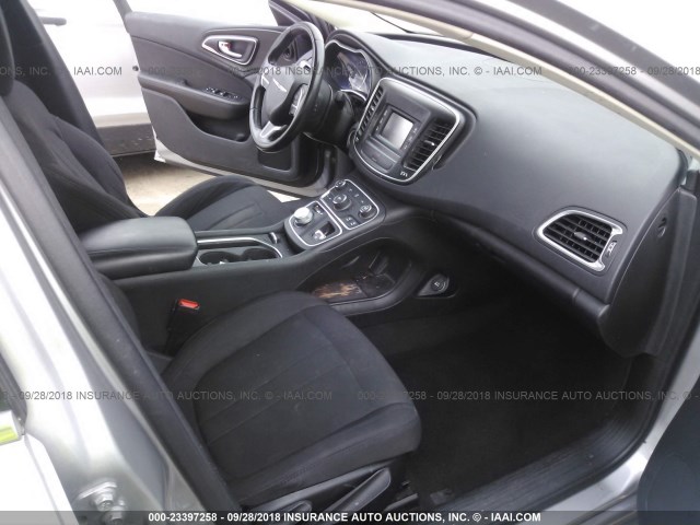 1C3CCCAB2FN590501 - 2015 CHRYSLER 200 LIMITED SILVER photo 5