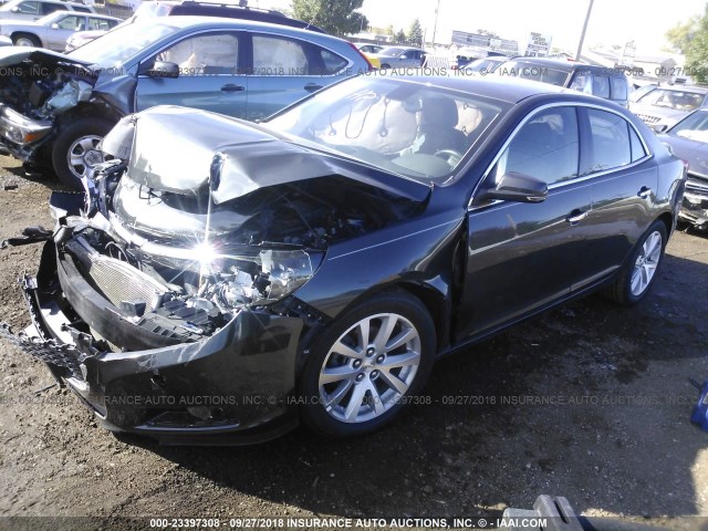 1G11H5SL5EF286250 - 2014 CHEVROLET MALIBU LTZ 黑色 照片 2